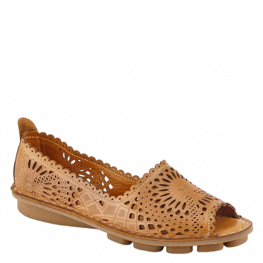 NEW SPRING STEP SHOES women's brandal loafer in camel